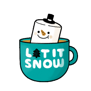 Christmas Coffee Sticker
