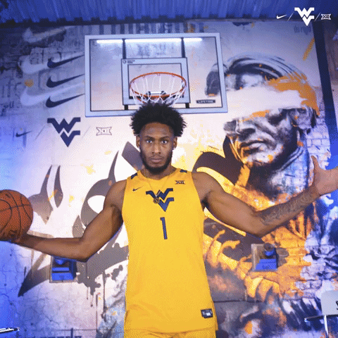 College Basketball Mountaineers GIF by WVU Sports