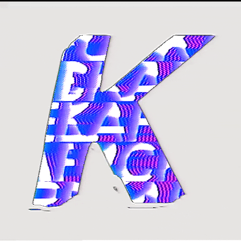 Glitch Alphabet GIF by #BASILIO