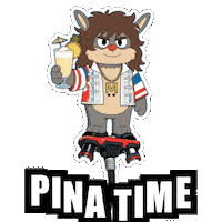 Pina Colada Summer Sticker