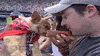 Hot Dog Eating GIF by MLB