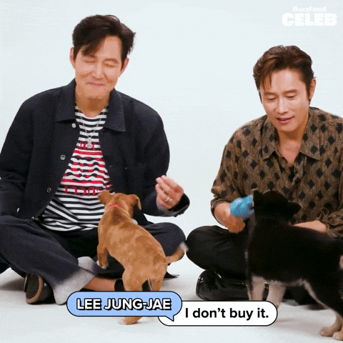 Lee Jung Jae Puppy GIF by BuzzFeed
