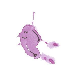 hellohelloerika giphygifmaker art smile purple Sticker