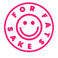 WillPowders wink fat smiley face ffs Sticker