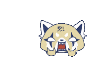 SanrioLicense netflix rage sanrio aggretsuko Sticker