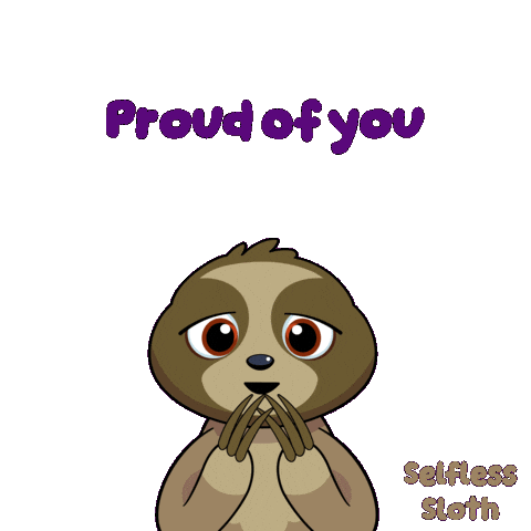 Proud Sloth Sticker by VeeFriends