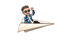 flying paper airplane Sticker by Robin Schulz