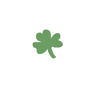 St Patricks Day Leaf Sticker