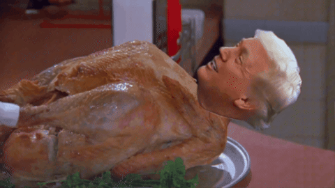 QuicklyThisWay giphygifmaker trump thanksgiving turkey GIF