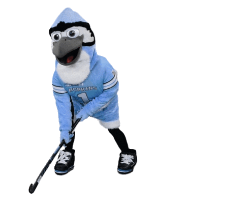 Field Hockey Mascot Sticker by Johns Hopkins University