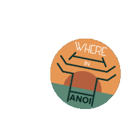 whereinvietnam whereinhanoi whereinvietnam Sticker