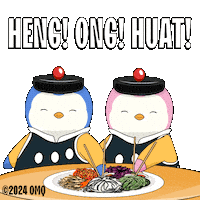 Chinese New Year Penguin Sticker by Pudgy Penguins
