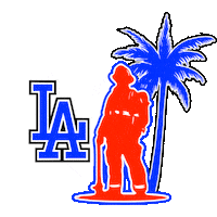 I Love La Los Angeles Sticker by GOOD ALL DAY COLLECTIVE