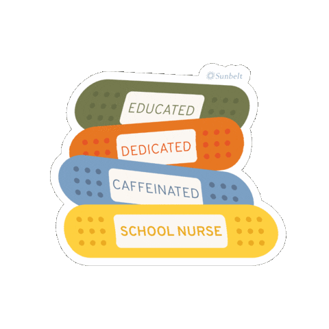 SunbeltStaffing travel school health nursing Sticker