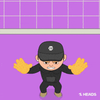 Game Time Goalkeeper GIF by OneFootball Heads