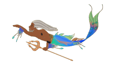 Brandon Merman Sticker by Mermaid_Lux