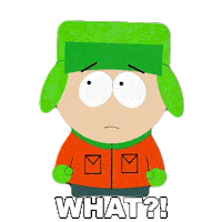 Kyle Broflovski What Sticker by South Park