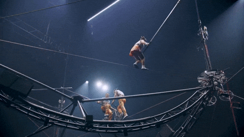 Circus Balance GIF by Ringling Bros. and Barnum & Bailey