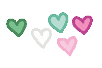 Hearts Sticker by TeaBag