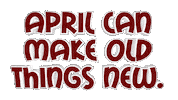 Happy April Sticker by OpticalArtInc.