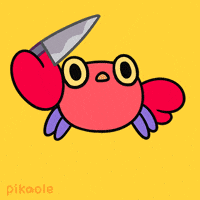 Angry Knife GIF by pikaole