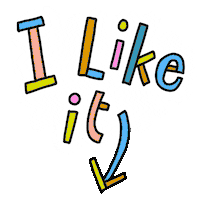 I Like It Arrow Sticker by Linzie Hunter