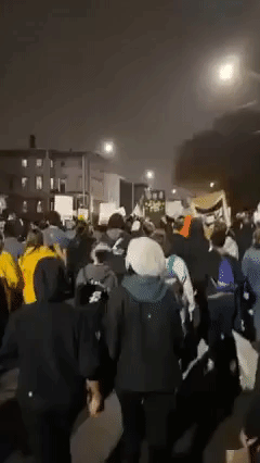 Protesters Face Off Against Riot Police in Providence After Moped Rider's Crash
