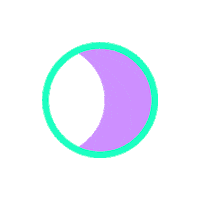 adulariadcv logo design moon luna Sticker