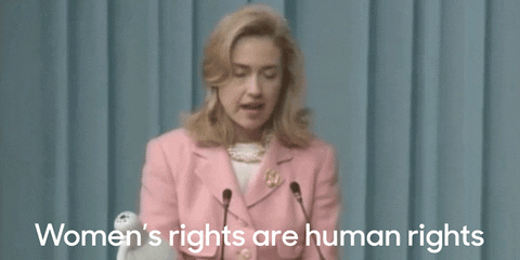 Human Rights Woman GIF by Hillary Clinton