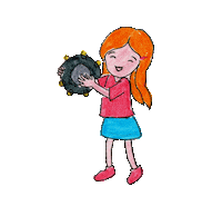 Girl Dance Musician Sticker