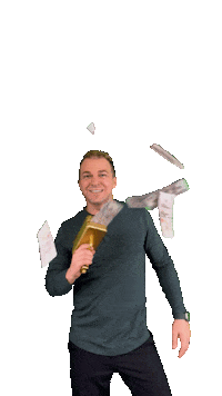 Justintye money makeitrain moneygun justintye Sticker
