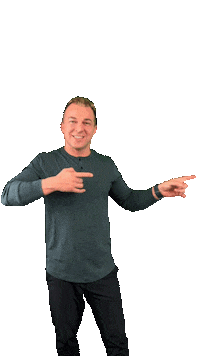 Justintye pointing thatway totheright justintye Sticker