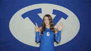 Volleyball Dancing GIF by BYU Cougars