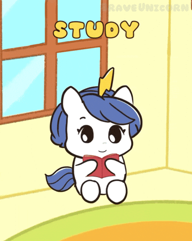 Study Read GIF by Brave Unicorn