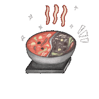 Hot Pot Food Sticker