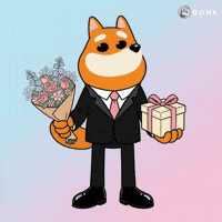 Heart Eyes Looking Up GIF by BONK