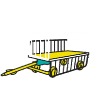 Airplane Airport Sticker by Carttec