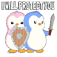 I Will Protect You Sticker by Pudgy Penguins