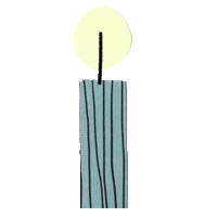 Candle Advent Sticker