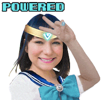 sailor moon wink Sticker by Valynt Digital