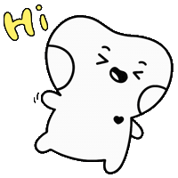 Saying Hi Sticker