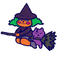 Flying Lets Go Sticker by Katharine Kow