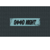 Sleepy Good Night Sticker