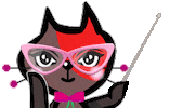 Cat See Sticker