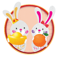 New Year Bunny Sticker by Guardian Malaysia