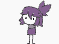 eEmili0o happy purple doodle waiting GIF