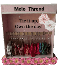 Hair Scrunchie Sticker by Melo Thread