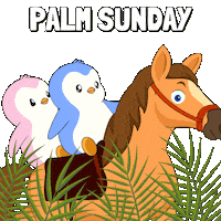 Palm Sunday Penguin Sticker by Pudgy Penguins