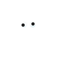 eyes lol Sticker by NeverNotAwesome