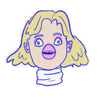 Contemporary Art Pain Sticker by Heather Buchanan